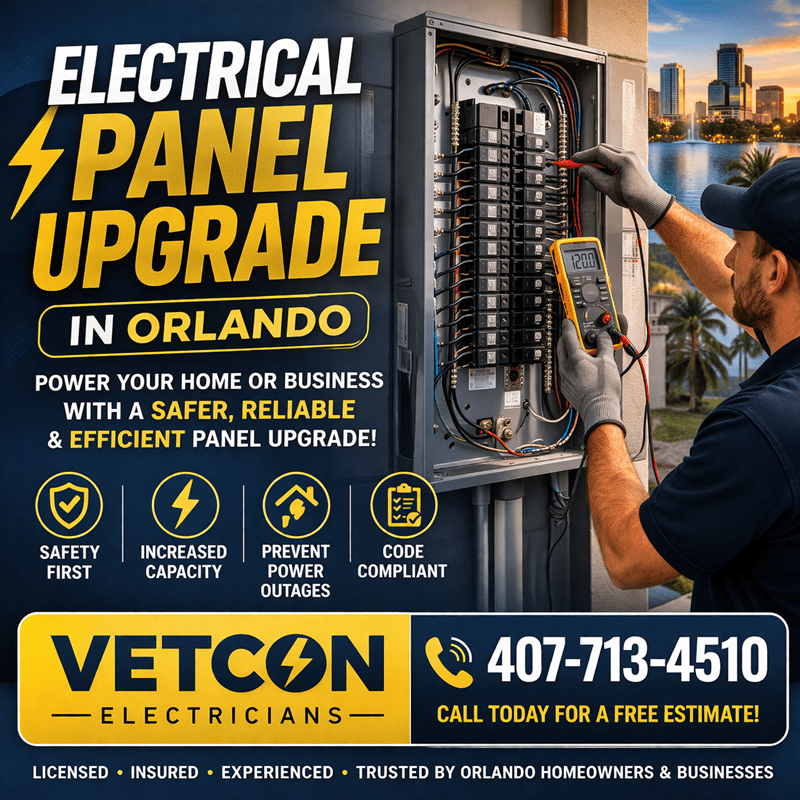 Electrical panel upgrade in Orlando